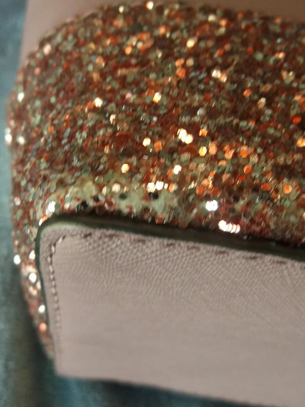 kate spade pink glitter